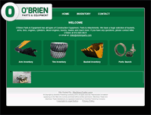 Tablet Screenshot of obrienparts.com
